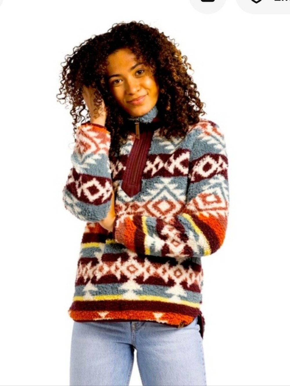 LIV Outdoor Aztec Pattern Pullover - - Picture 2 of 11